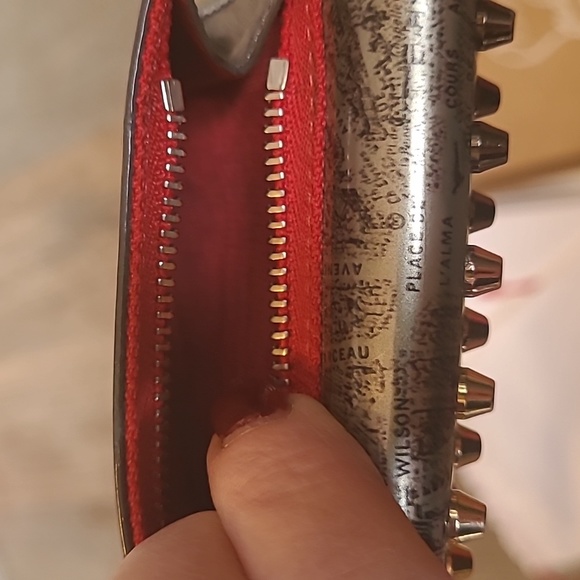 Fabulous Christian Louboutin multi color studs Paris Streets wallet giftable - Picture 9 of 15